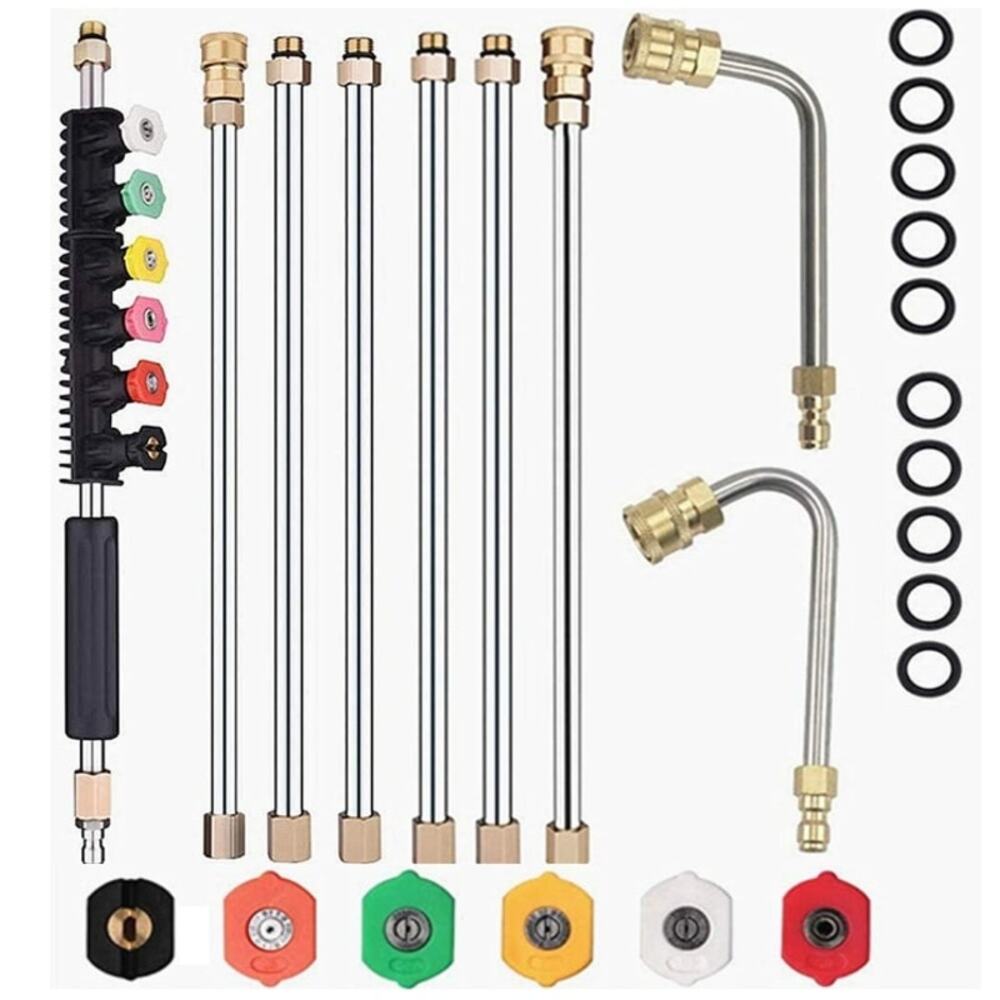 Selkie 120” Pressure Washer Extension Wand 4000 PSI Nozzles Open Box